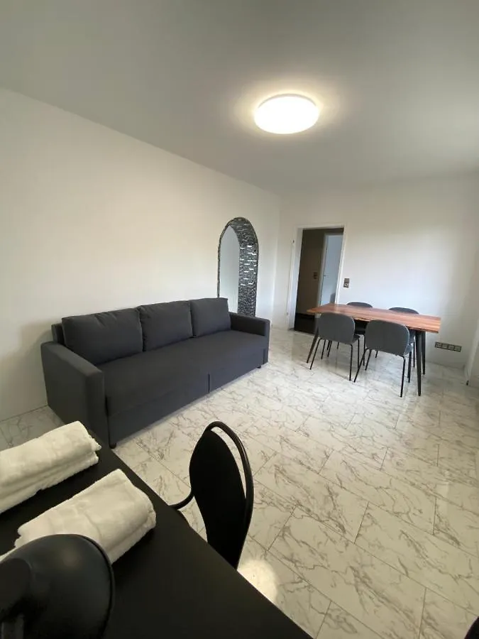 4 Zw M. Blick V. Balkon Auf Lech Appartement Augsburg